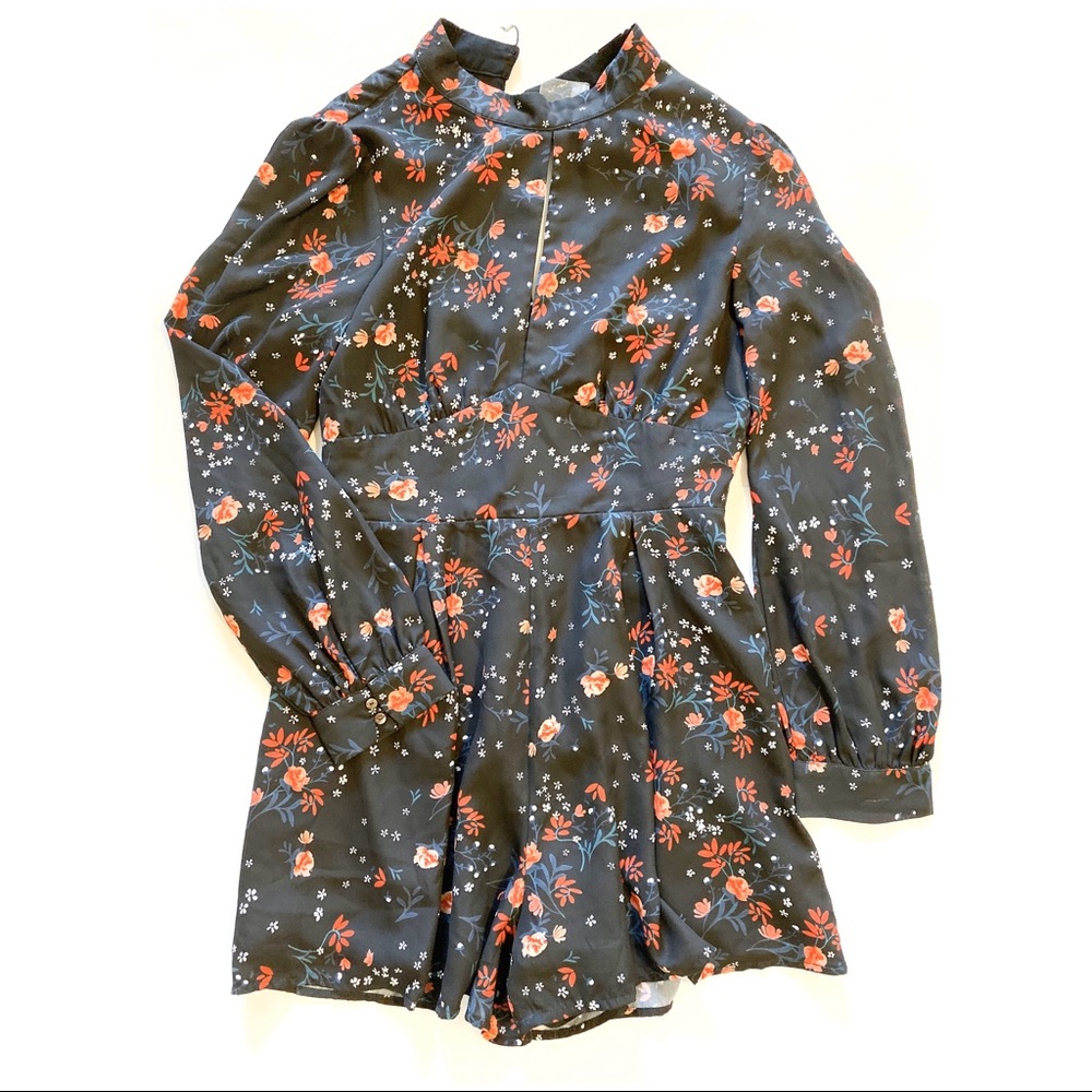 Wildflower Mock Neck Romper